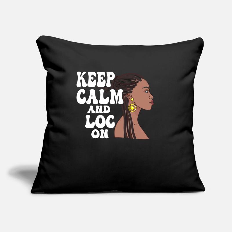 Hippie Dreadlocks Rasta Sofa pillowcase 17,3'' x 17,3'' (45 x 45 cm)