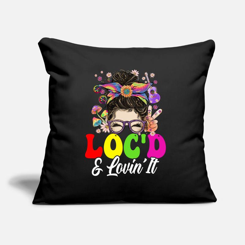 Hippie Dreadlocks Rasta Sofa pillowcase 17,3'' x 17,3'' (45 x 45 cm)