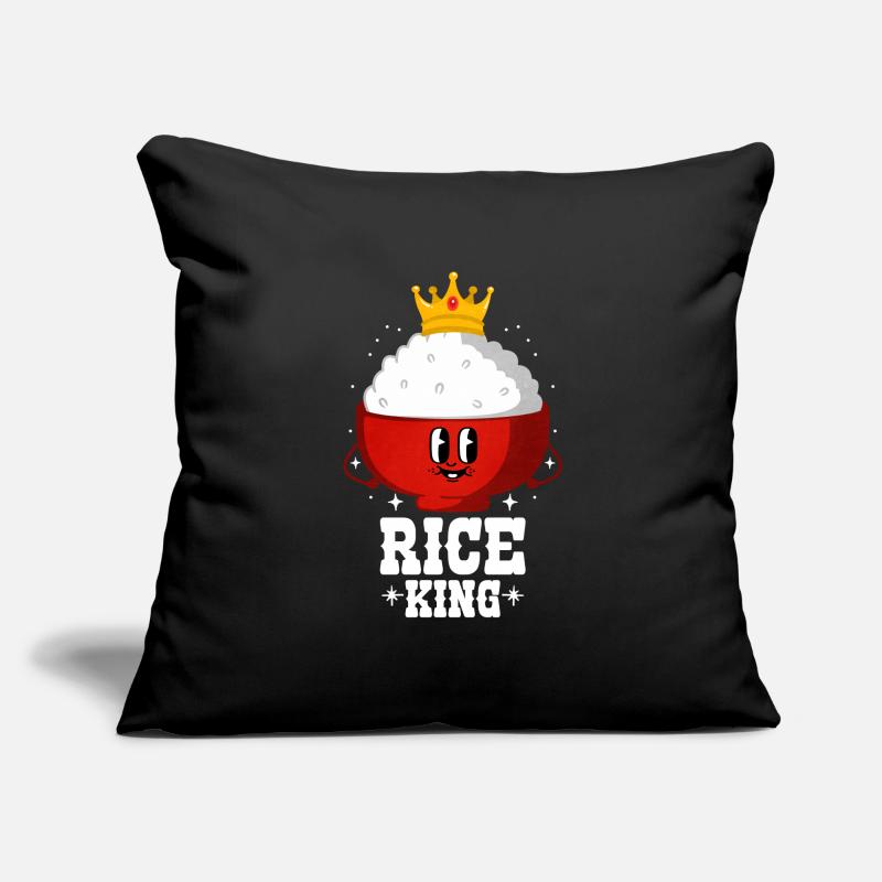 Riz Housse de coussin décorative 45 x 45 cm