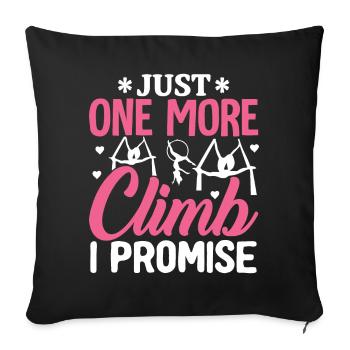 Aerial Silk Aerialist - Sofa pillowcase 17,3'' x 17,3'' (45 x 45 cm) - black - Front