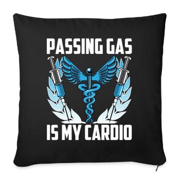 Anesthesiologist Anesthesiology - Sofa pillowcase 17,3'' x 17,3'' (45 x 45 cm) - black - Front