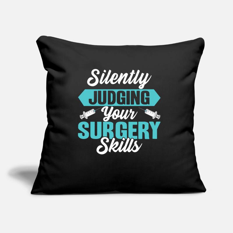 Anesthesiologist Anesthesiology Sofa pillowcase 17,3'' x 17,3'' (45 x 45 cm)