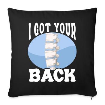 Anesthesiologist Anesthesiology - Sofa pillowcase 17,3'' x 17,3'' (45 x 45 cm) - black - Front