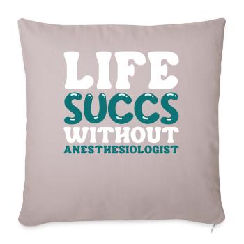 Anesthesiology - Sofa pillowcase 17,3'' x 17,3'' (45 x 45 cm) - light taupe - Front