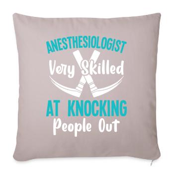 Anesthesiology - Sofa pillowcase 17,3'' x 17,3'' (45 x 45 cm) - light taupe - Front