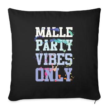Malle Party Vibes - Housse de coussin décorative 45 x 45 cm - noir - Devant