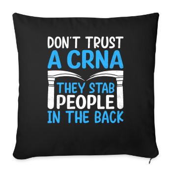 Anesthesiologist Anesthesiology - Sofa pillowcase 17,3'' x 17,3'' (45 x 45 cm) - black - Front