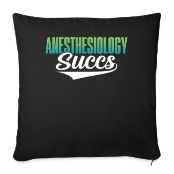 Anaesthetist - Sofa pillowcase 17,3'' x 17,3'' (45 x 45 cm) - black - Front