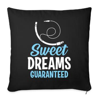 Anesthesiologist Anesthesiology - Sofa pillowcase 17,3'' x 17,3'' (45 x 45 cm) - black - Front