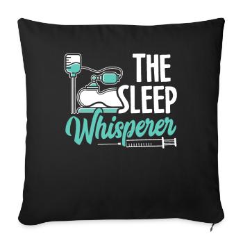 Anesthesiologist Anesthesiology - Sofa pillowcase 17,3'' x 17,3'' (45 x 45 cm) - black - Front
