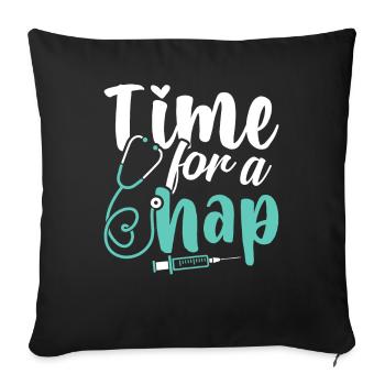 Anesthesiologist Anesthesiology - Sofa pillowcase 17,3'' x 17,3'' (45 x 45 cm) - black - Front