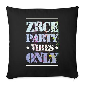 Zrce Party Vibes - Housse de coussin décorative 45 x 45 cm - noir - Devant