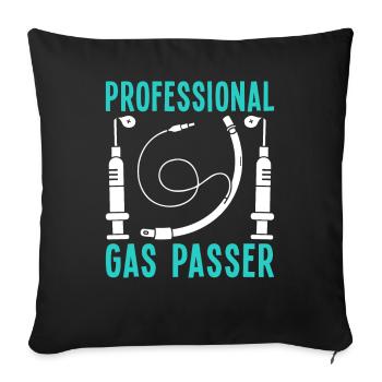 Anesthesiologist Anesthesiology - Sofa pillowcase 17,3'' x 17,3'' (45 x 45 cm) - black - Front