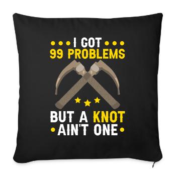 Anesthesiologist Anesthesiology - Sofa pillowcase 17,3'' x 17,3'' (45 x 45 cm) - black - Front