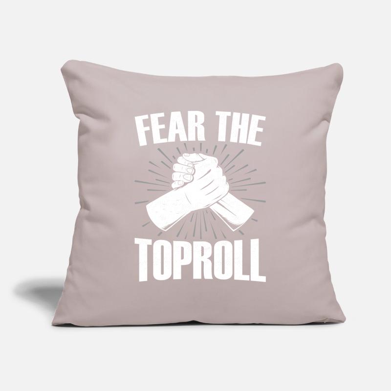 Bras de fer Housse de coussin décorative 45 x 45 cm