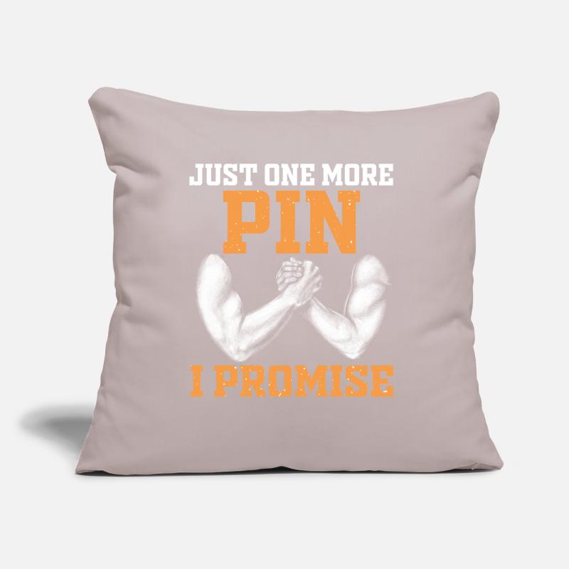 Bras de fer Housse de coussin décorative 45 x 45 cm