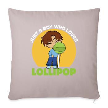 Lollipop Candy Gift - Sofa pillowcase 17,3'' x 17,3'' (45 x 45 cm) - light taupe - Front