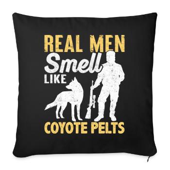 Coyote Hunt Coyote Hunter Yote - Housse de coussin décorative 45 x 45 cm - noir - Devant