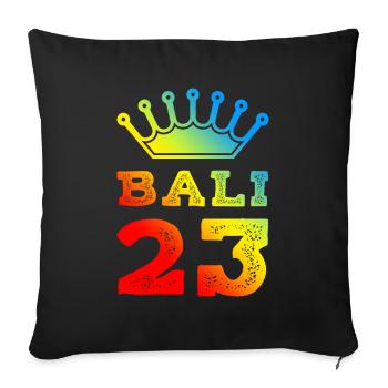 Bali 23 Jersey 2023 - Sofa pillowcase 17,3'' x 17,3'' (45 x 45 cm) - black - Front