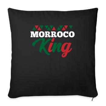Maroc - Housse de coussin décorative 45 x 45 cm - noir - Devant