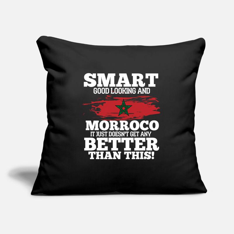 Maroc Housse de coussin décorative 45 x 45 cm