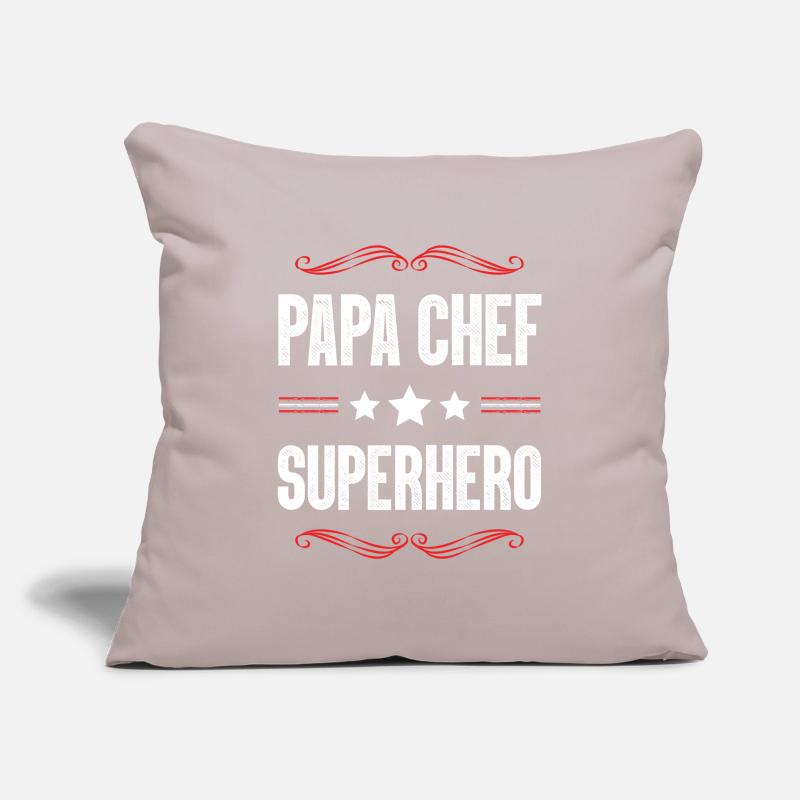 Papa Chef Superheld Dad Sofakissenbezug 45 x 45 cm