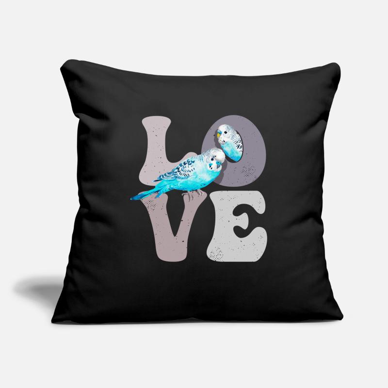 Budgie Budgie Parrot Sofa pillowcase 17,3'' x 17,3'' (45 x 45 cm)