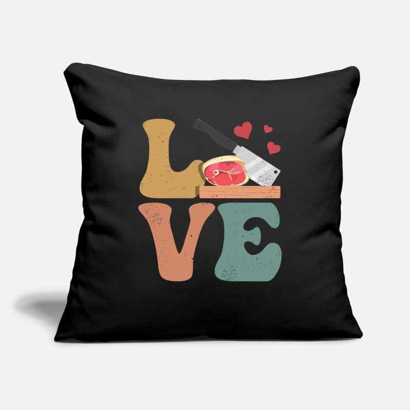 Fleischer-Fleischbeil Sofakissenbezug 45 x 45 cm