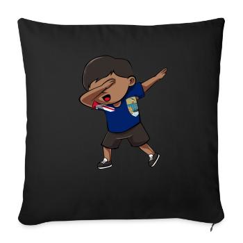 Saint Helena - Sofa pillowcase 17,3'' x 17,3'' (45 x 45 cm) - black - Front