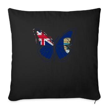 Saint Helena - Sofa pillowcase 17,3'' x 17,3'' (45 x 45 cm) - black - Front