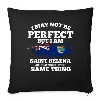 Saint Helena - Sofa pillowcase 17,3'' x 17,3'' (45 x 45 cm) - black - Front
