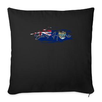 Saint Helena - Sofa pillowcase 17,3'' x 17,3'' (45 x 45 cm) - black - Front