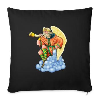 Slavic god Stribog - Sofa pillowcase 17,3'' x 17,3'' (45 x 45 cm) - black - Front