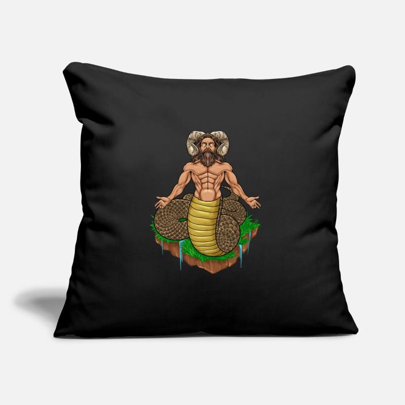 Dieu slave Veles Housse de coussin décorative 45 x 45 cm