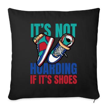 IF ́s Chaussures Sneaker Sneakers - Housse de coussin décorative 45 x 45 cm - noir - Devant