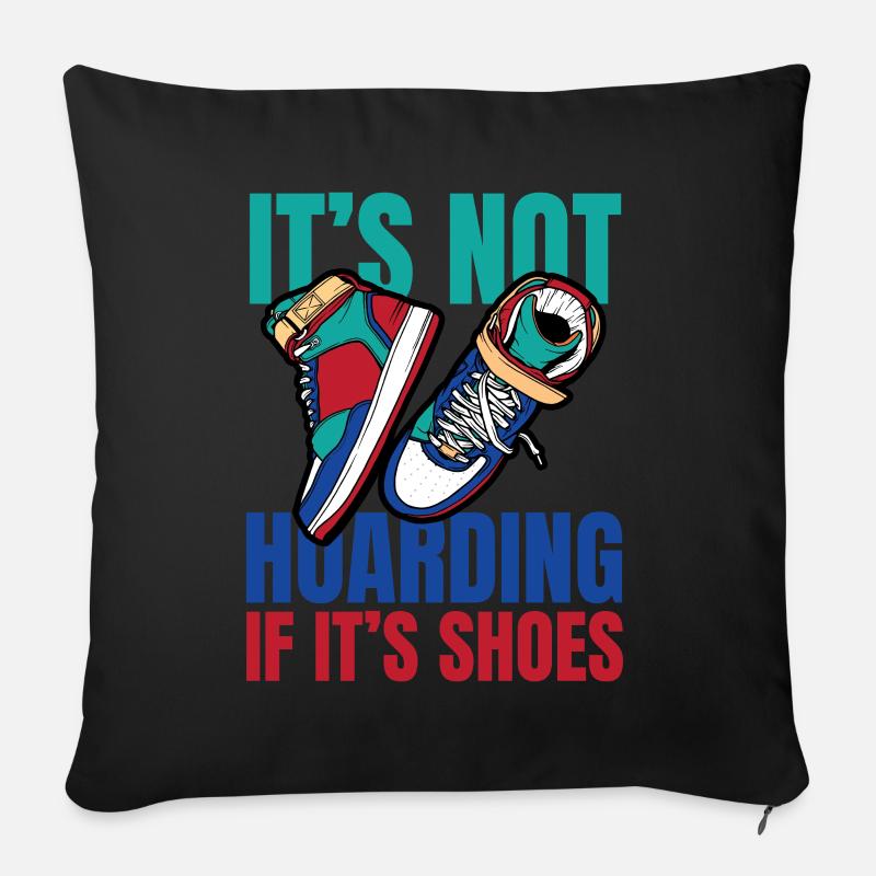 IF ́s Chaussures Sneaker Sneakers - Housse de coussin décorative 45 x 45 cm - noir