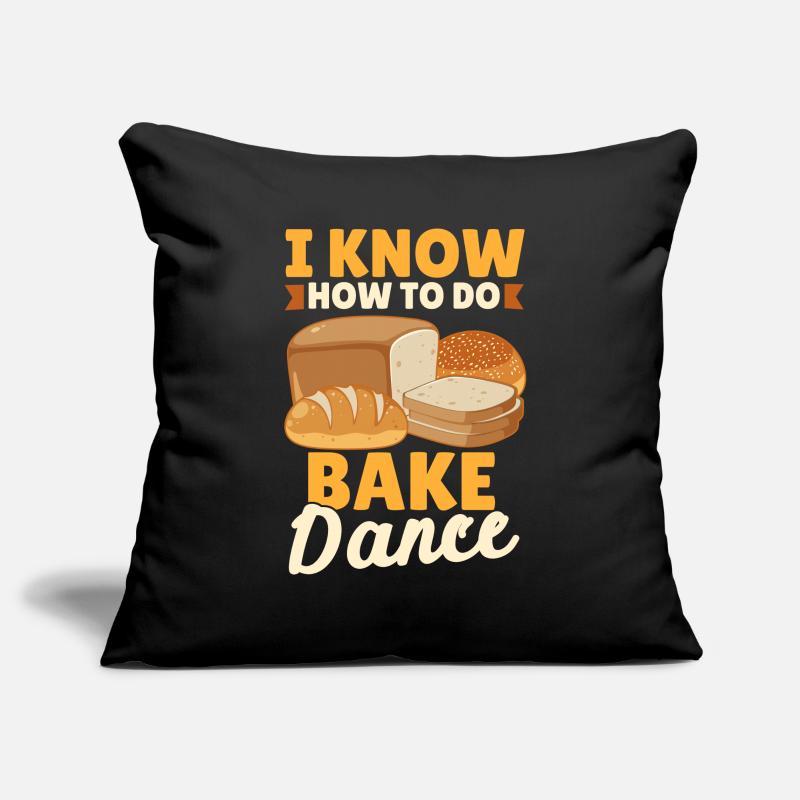 Funny bread baking baker Sofa pillowcase 17,3'' x 17,3'' (45 x 45 cm)