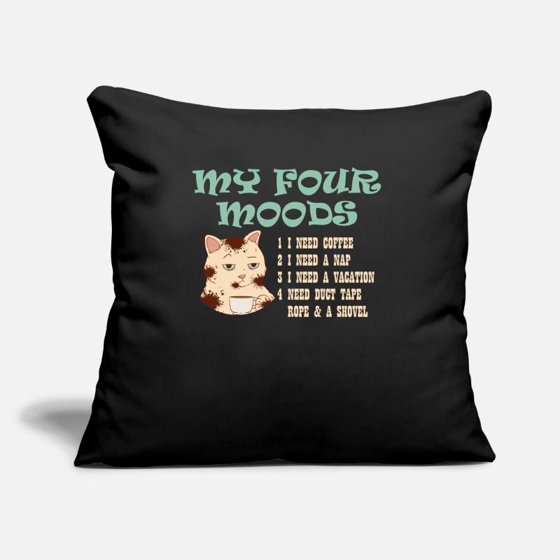 Cat Coffee Sofa pillowcase 17,3'' x 17,3'' (45 x 45 cm)