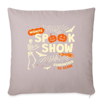Spook Show Halloween Costume Skeleton - Sofa pillowcase 17,3'' x 17,3'' (45 x 45 cm) - light taupe - Front