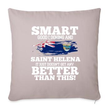 Saint Helena - Sofa pillowcase 17,3'' x 17,3'' (45 x 45 cm) - light taupe - Front