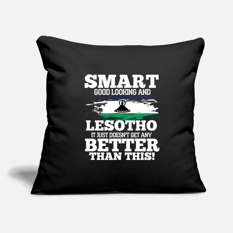 Lesotho Housse de coussin décorative 45 x 45 cm
