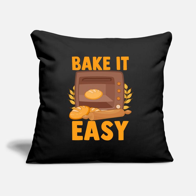Lustiger Brotbacken-Bäcker Sofakissenbezug 45 x 45 cm