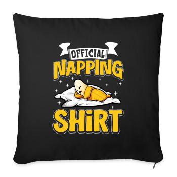 Official Banana Sleep Shirt - Sofa pillowcase 17,3'' x 17,3'' (45 x 45 cm) - black - Front