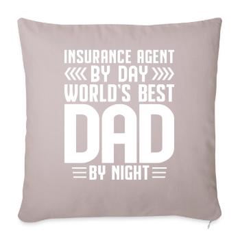 Weird broker - Sofa pillowcase 17,3'' x 17,3'' (45 x 45 cm) - light taupe - Front