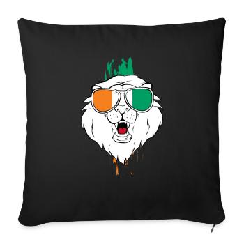 Ivory Coast - Sofa pillowcase 17,3'' x 17,3'' (45 x 45 cm) - black - Front