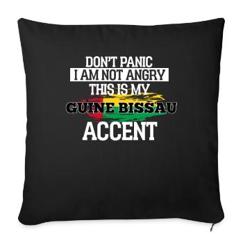 Kenya - Housse de coussin décorative 45 x 45 cm - noir - Devant