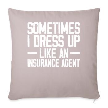 Weird broker - Sofa pillowcase 17,3'' x 17,3'' (45 x 45 cm) - light taupe - Front