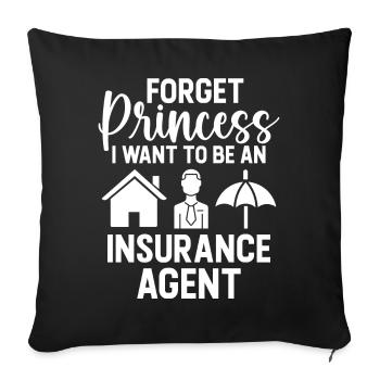 Courtier bizarre - Housse de coussin décorative 45 x 45 cm - noir - Devant
