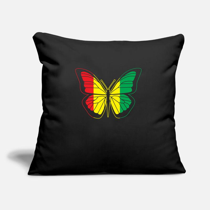 Drapeau de la Guinée Housse de coussin décorative 45 x 45 cm