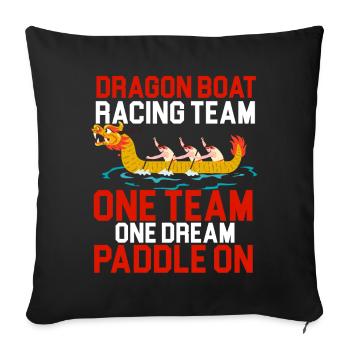 Funny - Sofa pillowcase 17,3'' x 17,3'' (45 x 45 cm) - black - Front